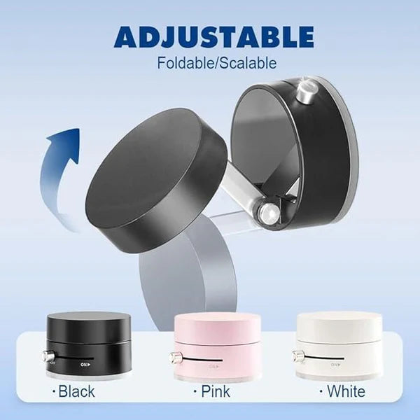 PowerLock Magnetic Suction Phone Holder – Foldable & 360° Adjustable