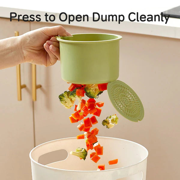 SmartDrain Kitchen Sink Strainer Basket – Easy Food Waste Separation