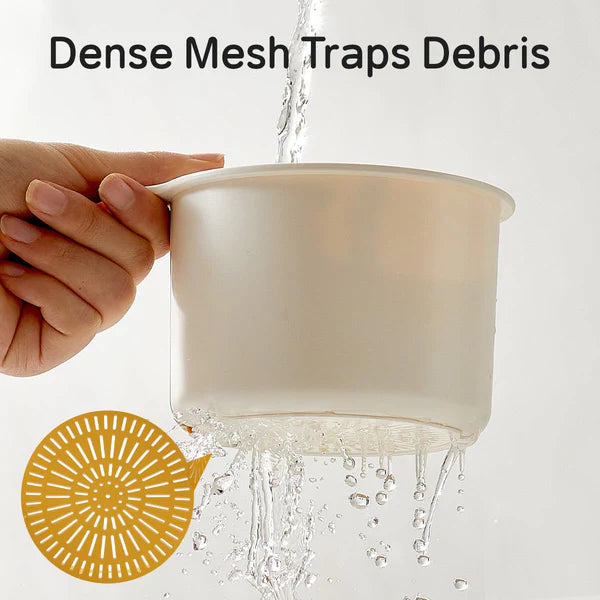 SmartDrain Kitchen Sink Strainer Basket – Easy Food Waste Separation