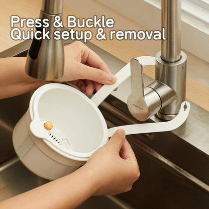 SmartDrain Kitchen Sink Strainer Basket – Easy Food Waste Separation