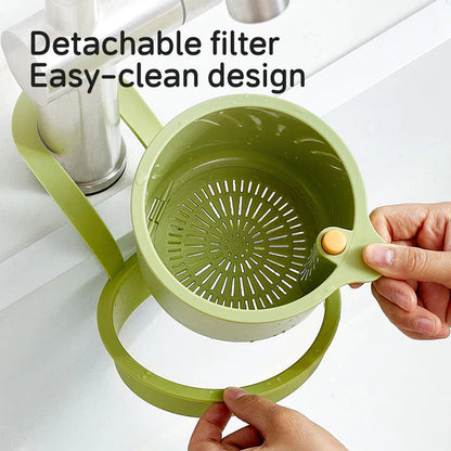 SmartDrain Kitchen Sink Strainer Basket – Easy Food Waste Separation