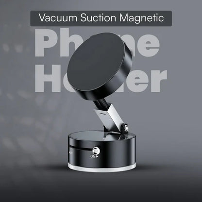 PowerLock Magnetic Suction Phone Holder – Foldable & 360° Adjustable